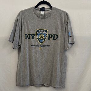 NYPD Gray Short Sleeve T-Shirt